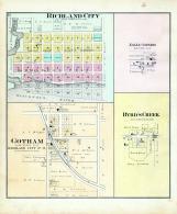 Richland City, Eagle Corners, Gotham, Byrd's Creek, Richland County 1895